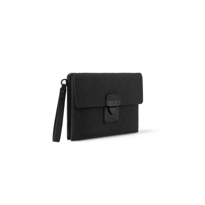 LOUIS VUITTON S-LOCK POCHETTE CLUTCH M82598 (28*22.5*3.5cm) 